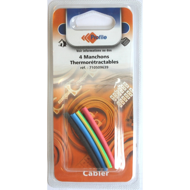 4 manchons thermoretractables