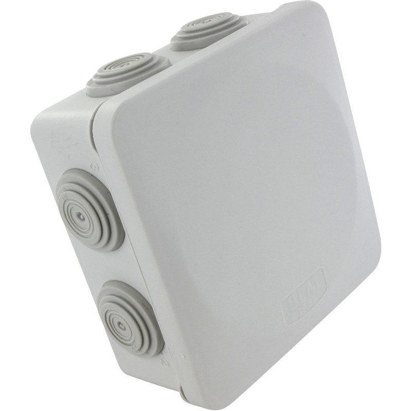 Boîte de dérivation carrée étanche 100x100mm