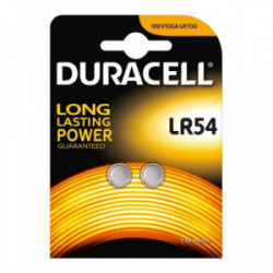 Blister 2 piles Electronics LR54 de marque DURACELL, référence: B4312000