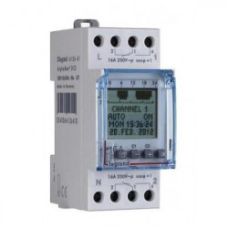Interrupteur horloge digital hebdomadaire 2 sorties - LEGRAND