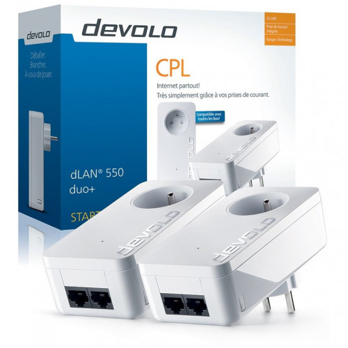 DLAN 550 duo+ starter kit cpl - DEVOLO