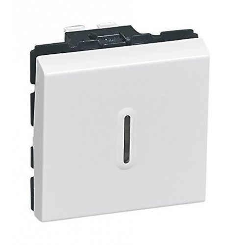 Legrand Mosaic va et vient avec voyant lumineux 2 modules