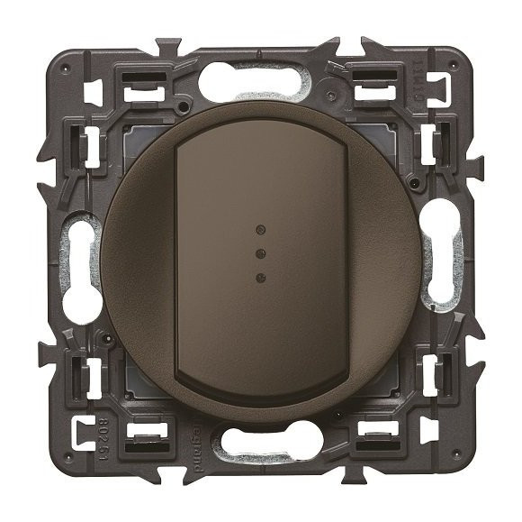 Celiane poussoir lumineux 6A graphite