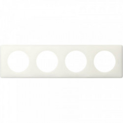 Celiane plaque 4 postes yesterday blanc de marque LEGRAND, référence: B4333700