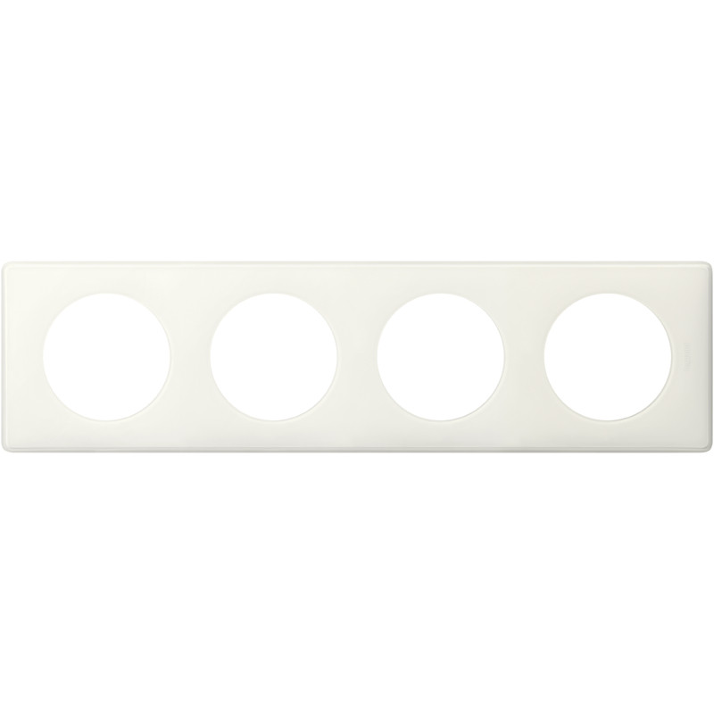 Celiane plaque 4 postes yesterday blanc