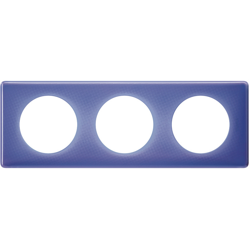 Celiane plaque 3 postes 90's violet