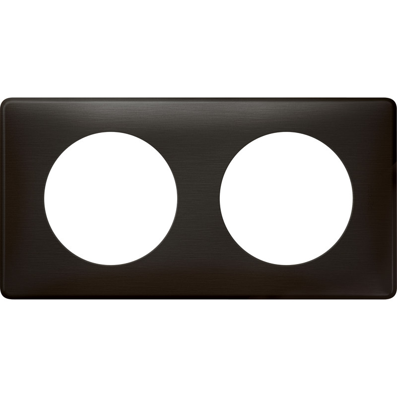 Celiane plaque 2 postes carbone new