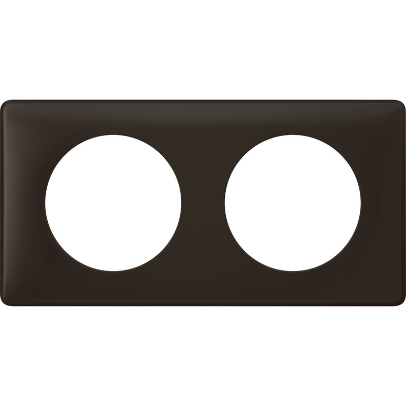 Celiane plaque 2 postes basalte