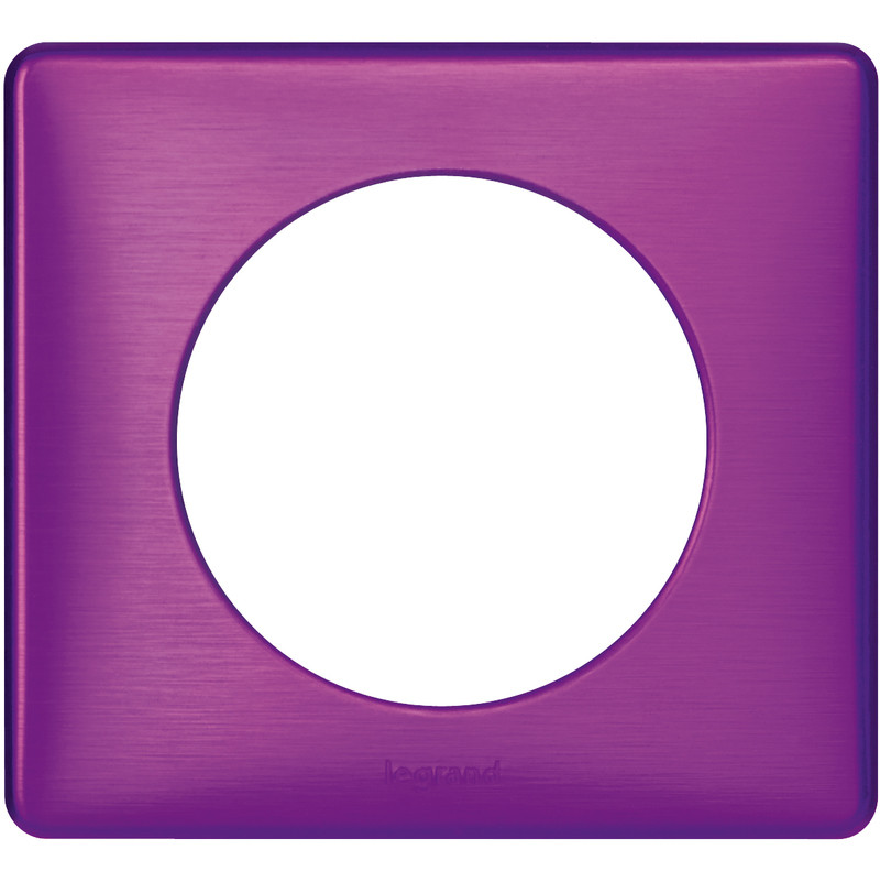 Celiane plaque 1 poste violet irise
