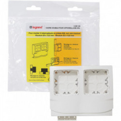 DLP cadre 2 postes appareillage épaisseur 12.5 - LEGRAND