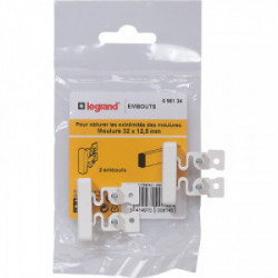 DLP embout pour moulure 32x12.5 mm de marque LEGRAND, référence: B4338900