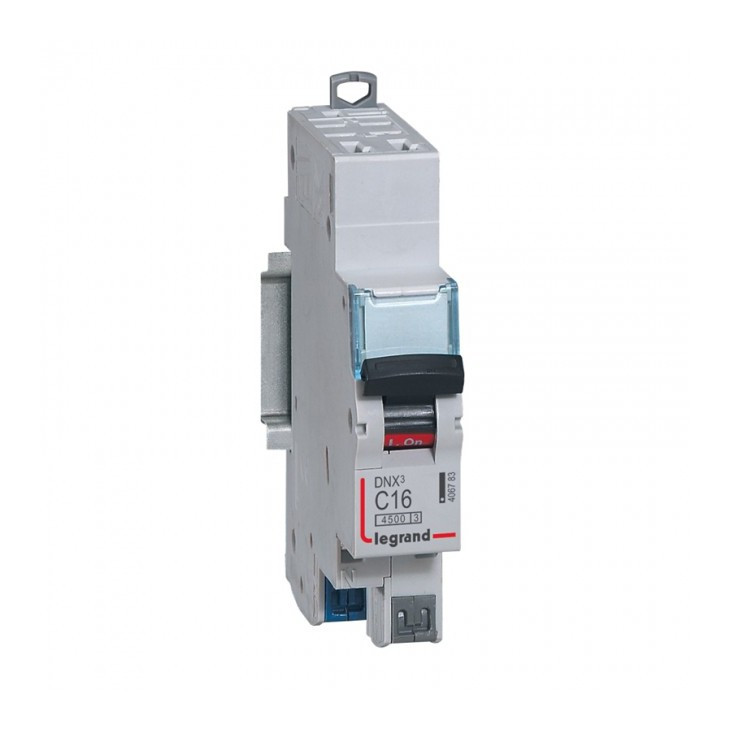 Disjoncteur phase + n 16A auto
