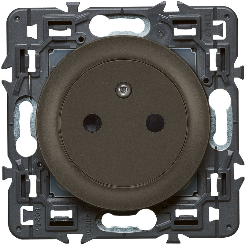 Celiane 2 pôles + terre affleurante graphite