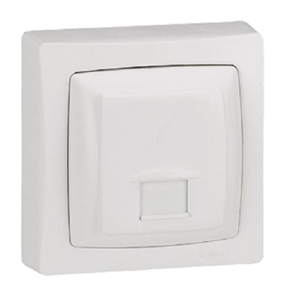 ASL prise RJ45 cat.5 FTP blanc