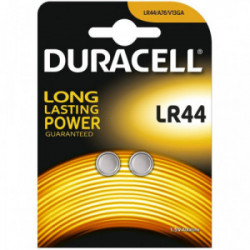 Blister 2 piles Electronics LR44 - DURACELL