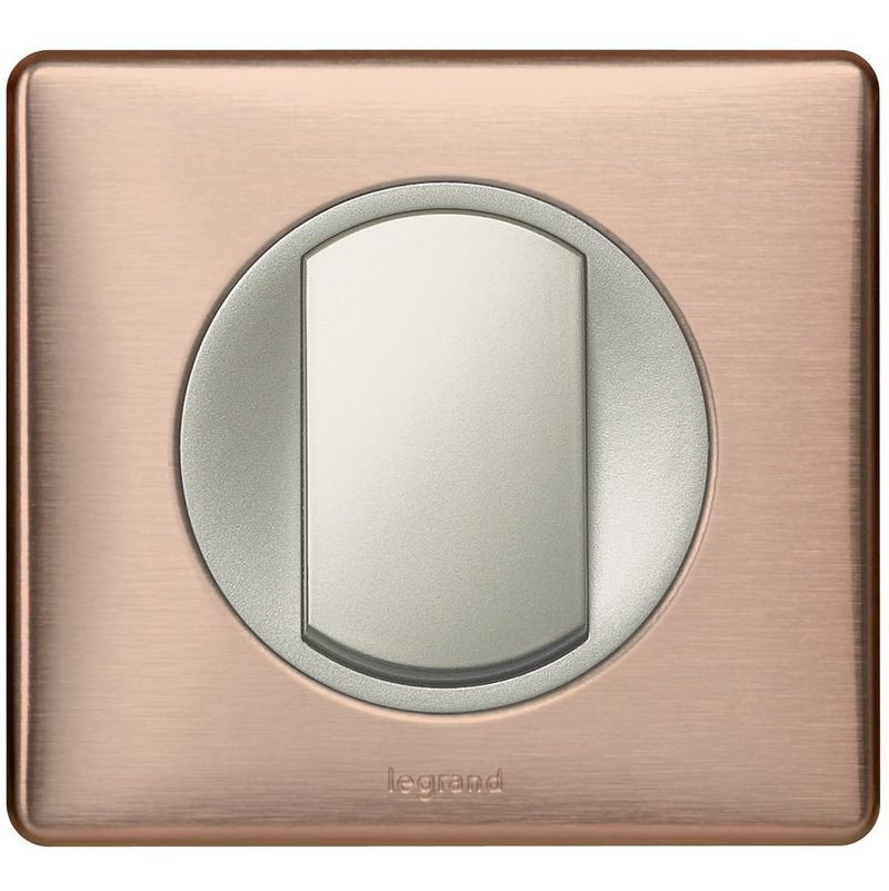 Legrand 085120 Plaque Sagane Cuivre Beluga 3245060851200