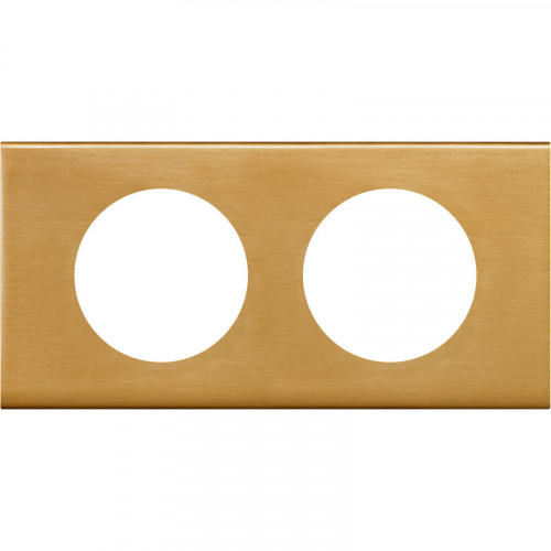 Prise 2P+Terre + Plaque Celiane Legrand - Bronze Doré, Ref 069131