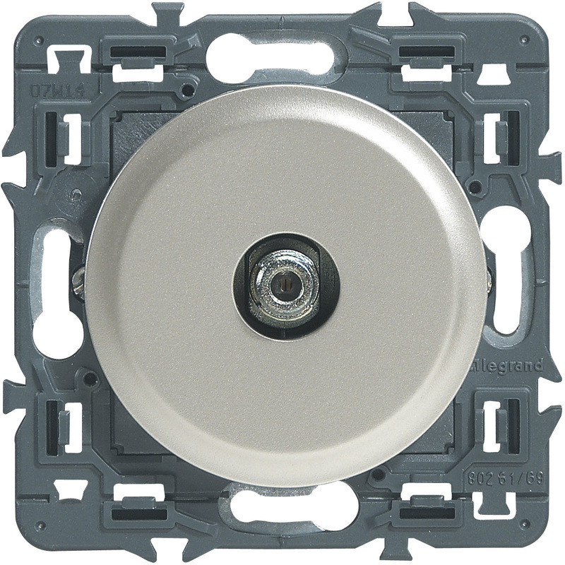 Celiane prise TV F titane mécanisme