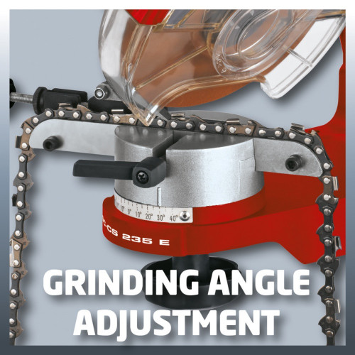 Affûteuse de chaînes électrique – GC-CS 235 E – 235 W – Meule Ø 145 mm – Réglage d’angle précis - EINHELL 