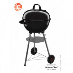 Barbecue en inox avec foyer vertical & horizontal et chariot Irissarry