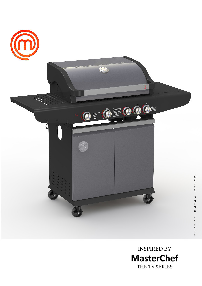 Barbecue à gaz 4 brûleurs