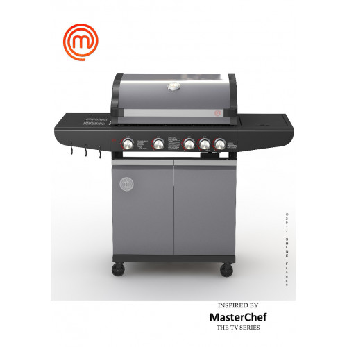 Barbecue à gaz 4 brûleurs - MasterChef