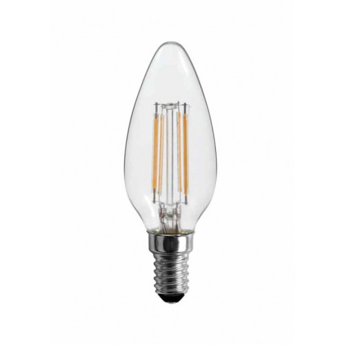 Ampoule LED Filament Flamme E14 4W 360°   3000K  470Lm - FOXLIGHT