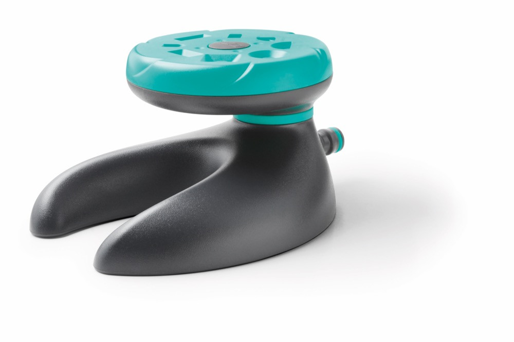 Arrosseur circulaire 8 zones DRIVER sur base - Bleu