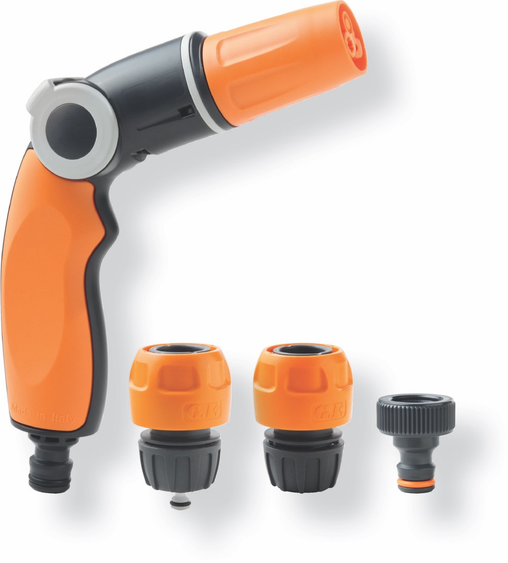 Kit pistolet d'arrosage multijet 3 JET Easy + raccords