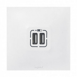 NEPTUNE Double prise USB 2400mA - LEGRAND