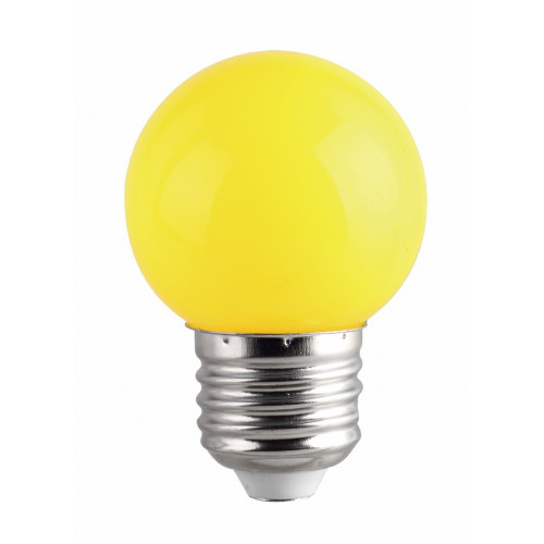 Ampoule LED 1W E27 couleur Jaune - FOXLIGHT