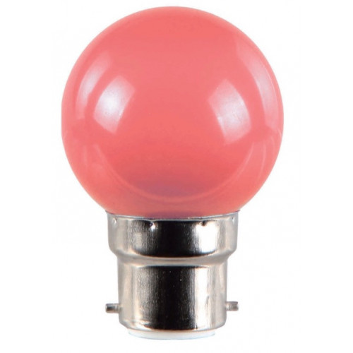 Ampoule LED 1W B22 couleur Rouge - FOXLIGHT