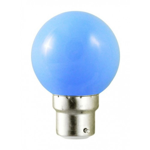 Ampoule LED 1W B22 couleur Bleue - FOXLIGHT