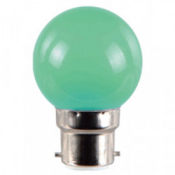 Ampoule LED 1W B22 couleur Verte de marque FOX LIGHT, référence: J4436100