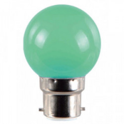 Ampoule LED 1W B22 couleur Verte de marque FOXLIGHT, référence: J4436100