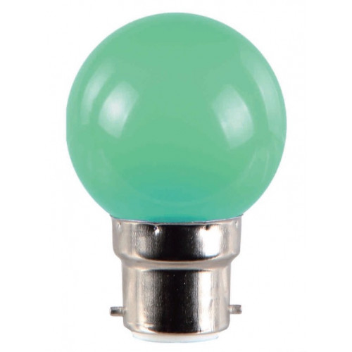 Ampoule LED 1W B22 couleur Verte - FOXLIGHT