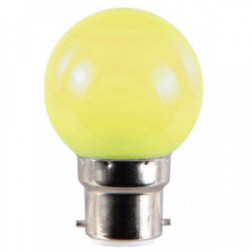 Ampoule LED 1W B22 couleur Jaune de marque FOX LIGHT, référence: J4436200