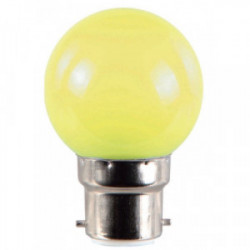 Ampoule LED 1W B22 couleur Jaune - FOXLIGHT