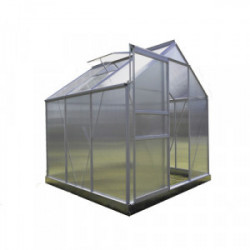 Serre Jardin Polycarbonate - DIAMANT 66 - 3,7M² - GRIS de marque CHALET & JARDIN, référence: J4457200