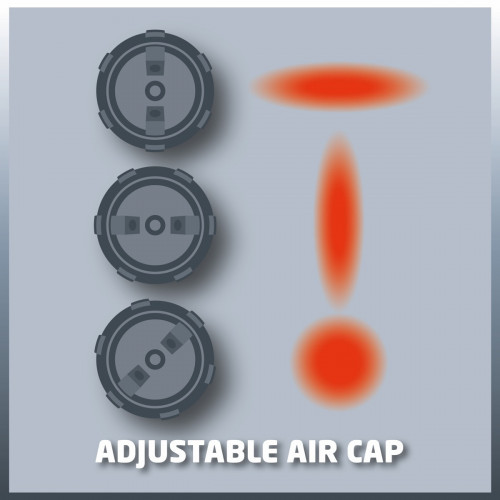 Pistolet à peinture électrique semi-stationnaire – TC-SY 700 S – 700 W – Débit 1 000 ml/min – Tuyau 3,5 m - EINHELL 