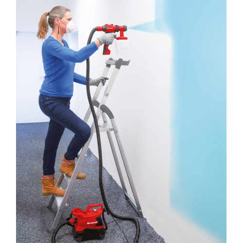 Pistolet à peinture électrique semi-stationnaire – TC-SY 700 S – 700 W – Débit 1 000 ml/min – Tuyau 3,5 m - EINHELL 