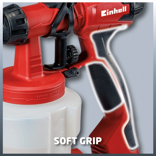 Pistolet à peinture électrique semi-stationnaire – TC-SY 700 S – 700 W – Débit 1 000 ml/min – Tuyau 3,5 m - EINHELL 