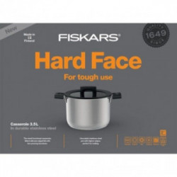 Fait-tout -  Hard Face Steel - 20 cm/3L - avec couvercle - FISKARS