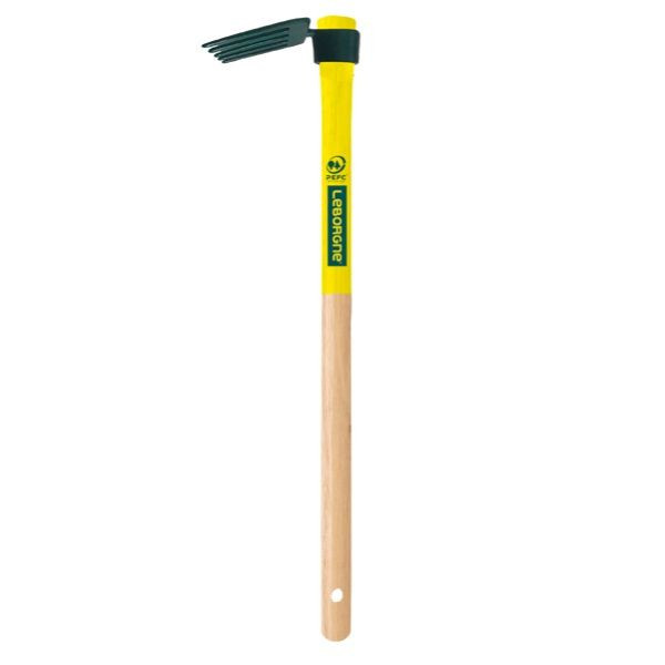 Leborgne Râteau 5 dents Compact manche bois 50 cm certifié PEFC 100% - vue 2