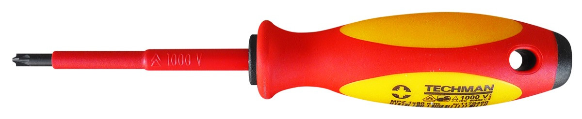 Techman Tournevis Pozidriv bornier isolé MPz 1 - vue 2