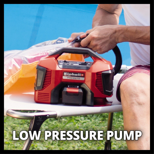 Compresseur hybride – Pressito – 18 V / secteur – Pression max. 11 bar – Sans batterie ni chargeur - EINHELL 