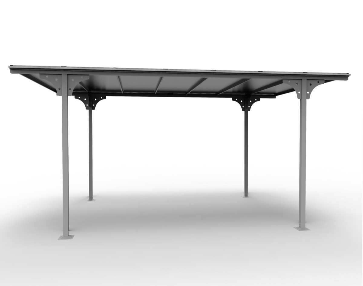 Carport ALUMINIUM toit plat