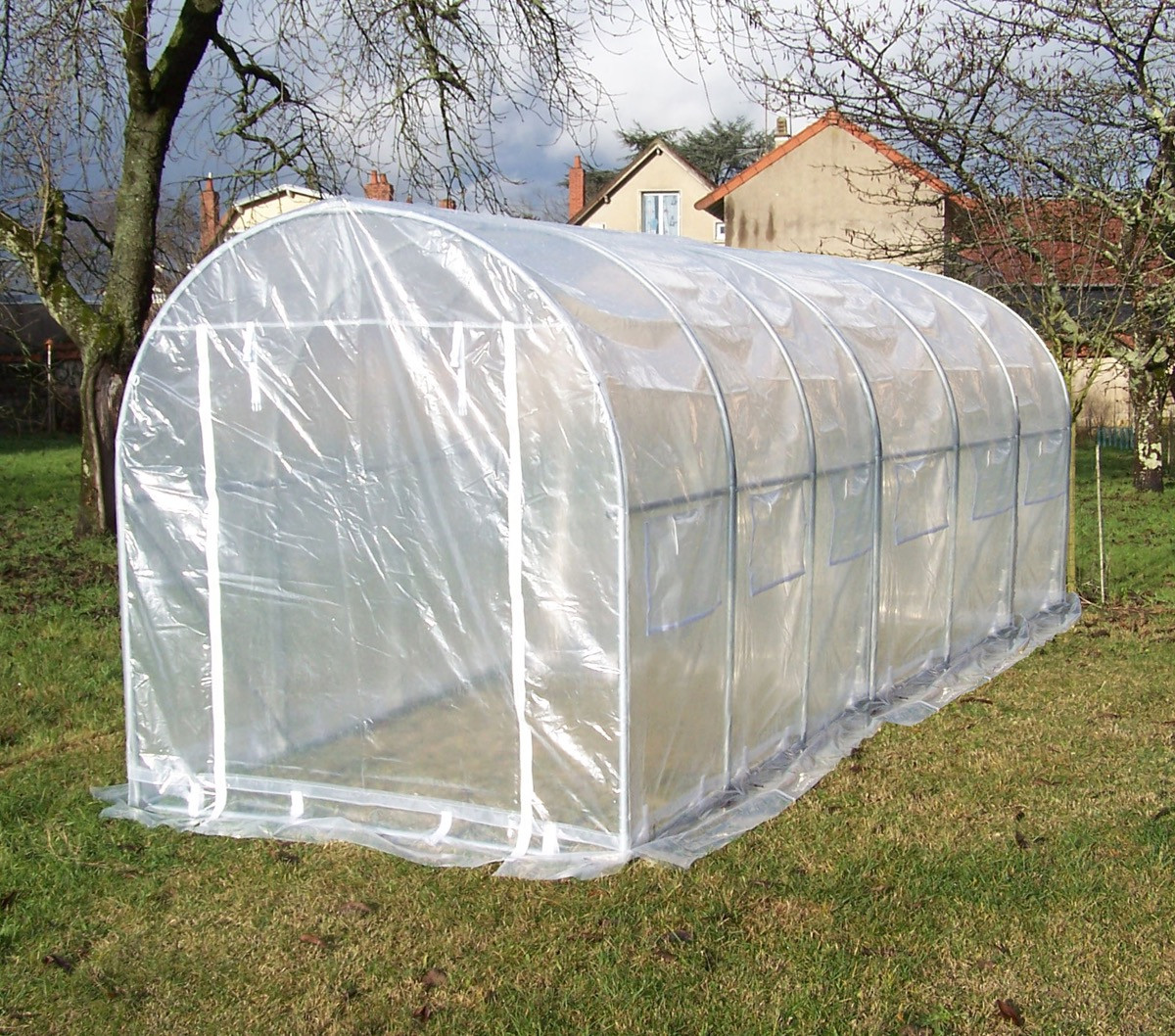 Serre tunnel de culture 3 x 6 m