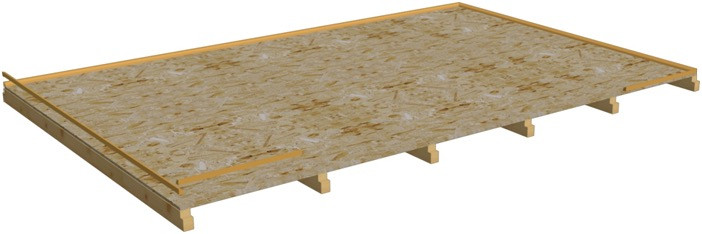 Plancher pour abri BA 4030.02 N