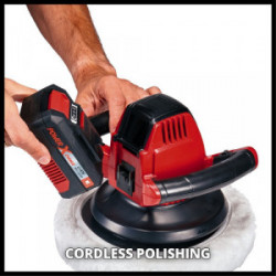 Polisseuse pour carrosserie sans fil – CE-CB 18/254 Li Solo – 18 V – Ø 254 mm – Sans batterie ni chargeur - EINHELL 